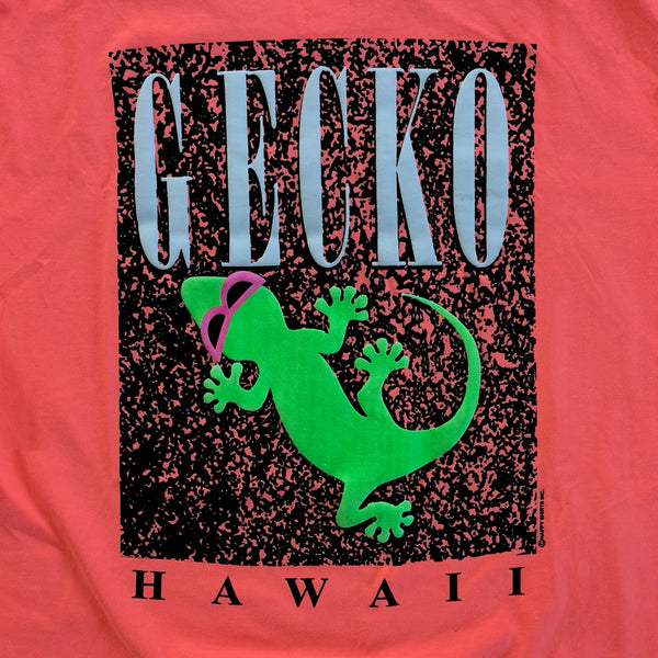 1988 Secret Gecko Marble Re-Issue - Electric Mango Pigment Tee