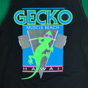 1988 Gecko Muscle Beach V2 - Black Cotton Tank