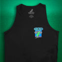 1988 Gecko Muscle Beach V2 - Black Cotton Tank