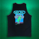 1988 Gecko Muscle Beach V2 - Black Cotton Tank