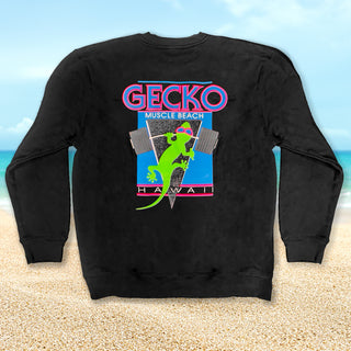 1987 Retro Crew Sweatshirt Re-Issue - Gecko Muscle Beach