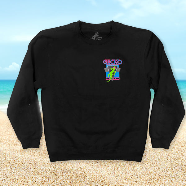 1987 Retro Crew Sweatshirt Re-Issue - Gecko Muscle Beach