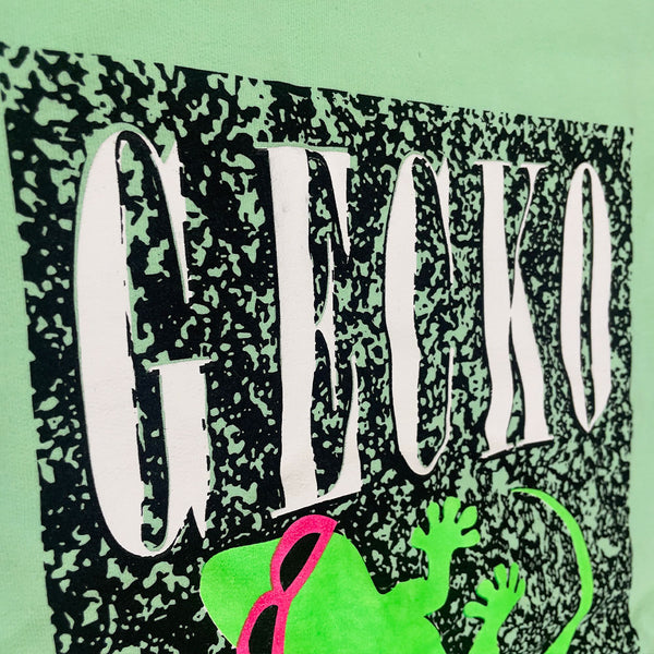 1980's Neon Mint Hoodie - Gecko Marble