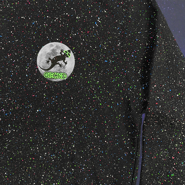 Glow In The Dark Splatter Moon Hoodie