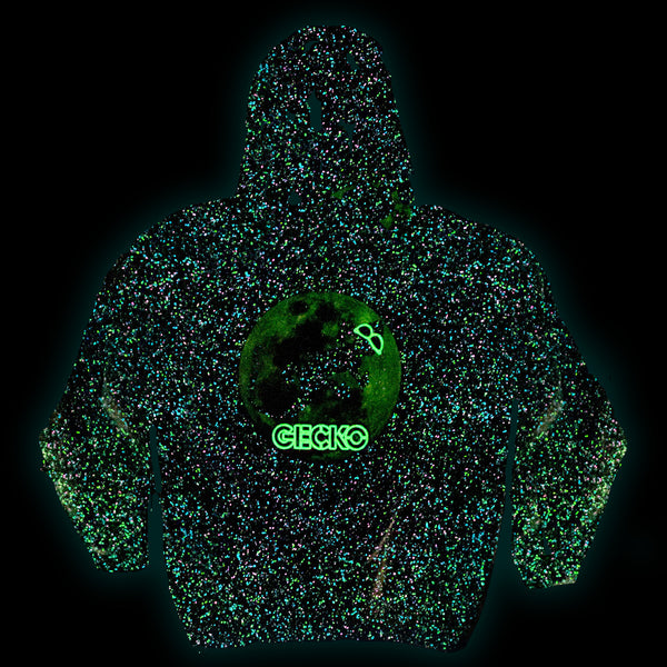 Glow In The Dark Splatter Moon Hoodie