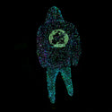 Glow In The Dark Splatter Moon Hoodie