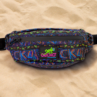 Iconic Multi Purple/Black Retro Fanny Pack