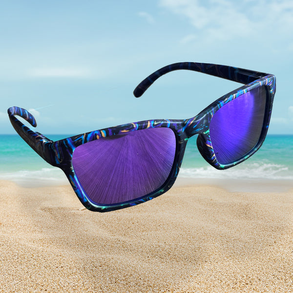Gecko Purple Multi Sunglasses