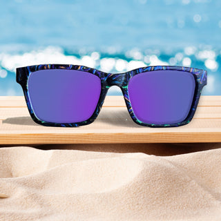 Gecko Purple Multi Sunglasses
