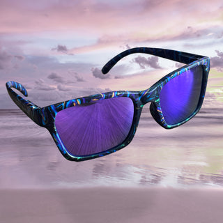 Gecko Purple Multi Sunglasses