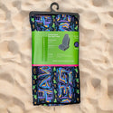 Gecko Beach Towel & Car Seat Cover Combo - Purple Multi