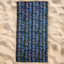 Gecko Beach Towel & Car Seat Cover Combo - Purple Multi