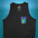 1987 Original Gecko Muscle Beach Black Tank