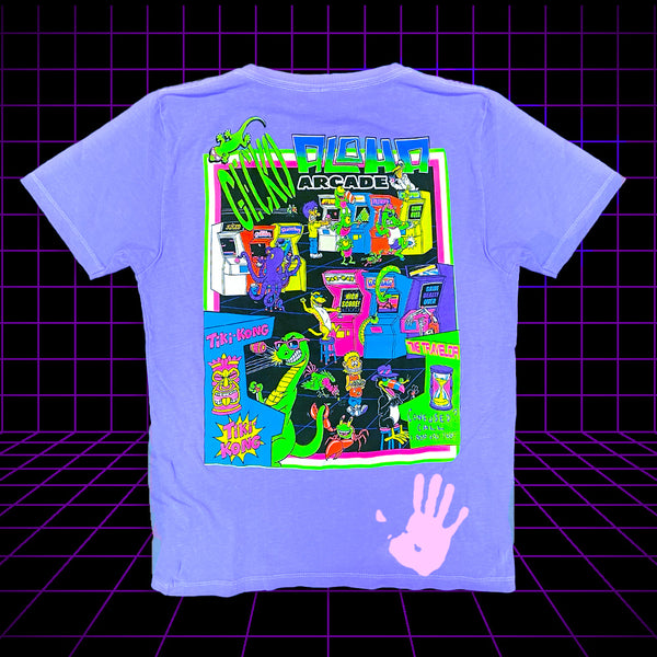 KIDS Purple Hyper Aloha Arcade Tee