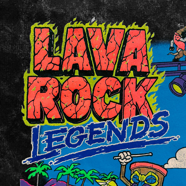 Lava Rock Legends - Nazar x Gecko 5 - Black Acid Wash Hoodie