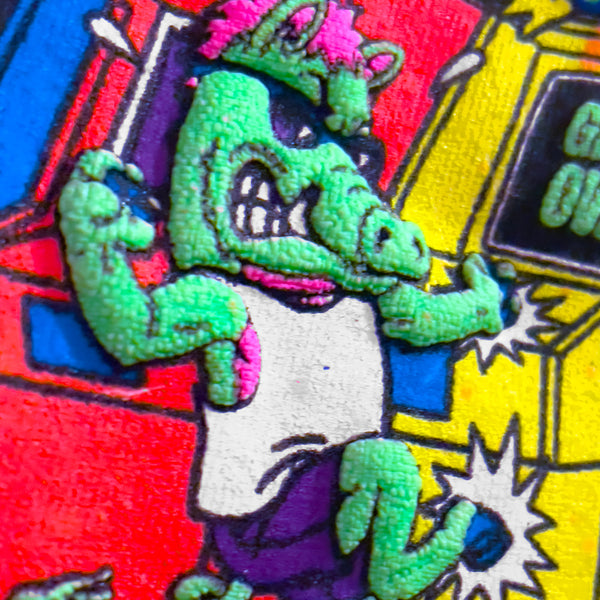 Aloha Arcade Black Tie-Dye Hoodie