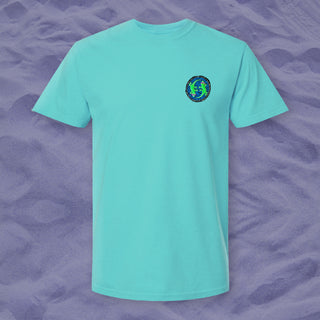 Original Party Animal - 1980's Surfside Cyan Pigment Dyed Tee