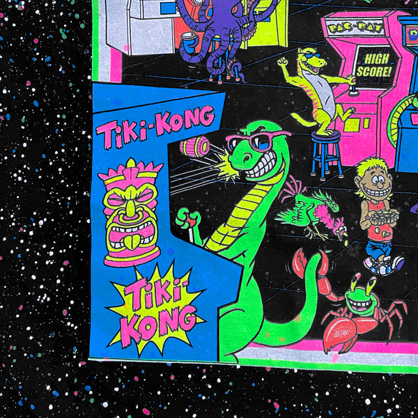 Aloha Arcade - Limited Edition Glow In The Dark Splatter Tee