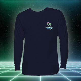 Neon Night Club Navy Long Sleeve