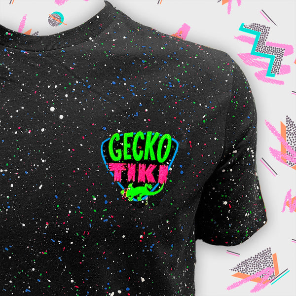 Gecko X Nazar | Space Bar Glow In The Dark Splatter Radstrike Tee
