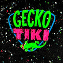 Gecko Tiki Space Bar | Gecko X Nazar  | Glow In The Dark Black Splatter Hoodie