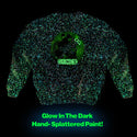 Limited Edition Glow In The Dark Splatter Moon Crew