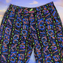 1980s Classic Cotton Multi Stripe Beach Pants