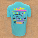 SECRET - 1989 StitchWave- Surfside Cyan Pigment Dyed Tee