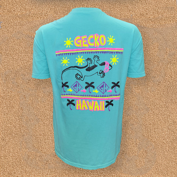 SECRET - 1989 StitchWave- Surfside Cyan Pigment Dyed Tee