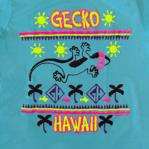 SECRET - 1989 StitchWave- Surfside Cyan Pigment Dyed Tee