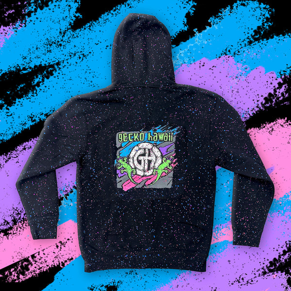 1992 Cosmic Aloha Glow In The Dark Splatter Hoodie