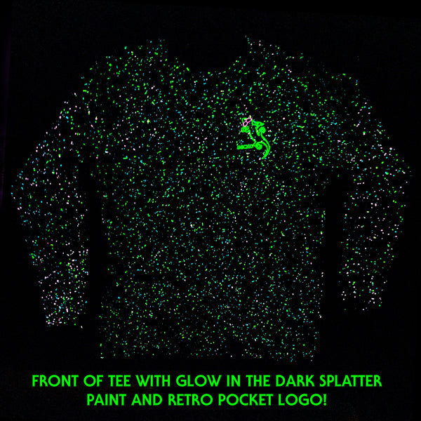 Neon Nightclub Glow-In-The-Dark Retro Splatter | Gecko Hawaii