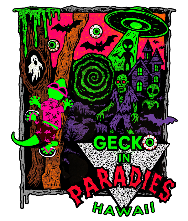 Gecko In Para-Dies - 2024 Halloween Tee