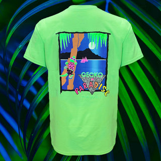 1988 Gecko In Paradise - Neon Green Limited Edition Tee