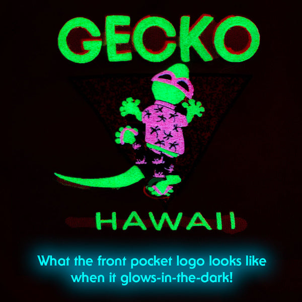 1988 Gecko In Paradise Neon Purple (Single Stitch)