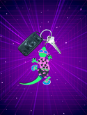 Gecko Hawaii Paradise Keychain
