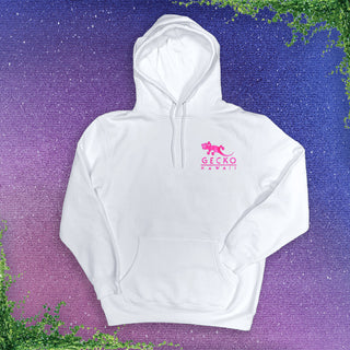 1989 Gecko Island Treasure White Hoodie