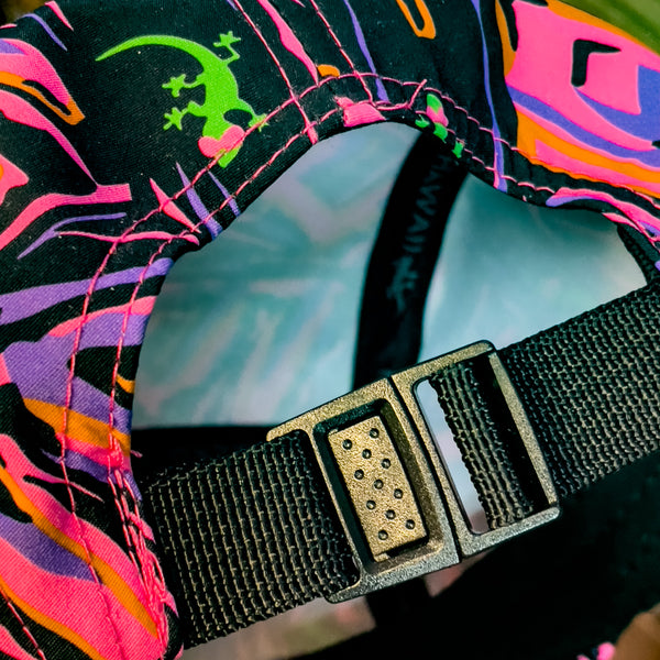 Gecko Volcanic Multi 5 Panel Throwback Hat