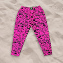 Hot Pink Gecko Wall '90's Beach Pants
