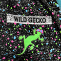 1989 Gecko Splatter Wrap Black Multiverse Volley Shorts