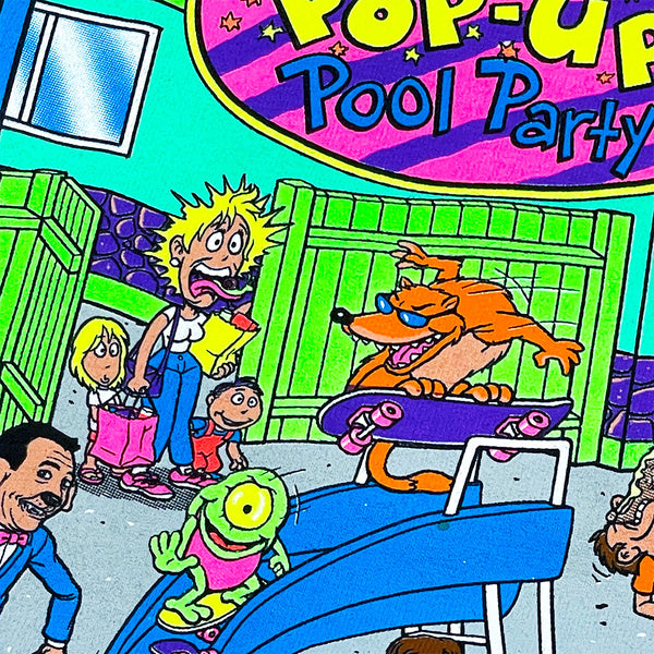 Pop-Up Pool Party - SECRET Purple (Single Stitch)