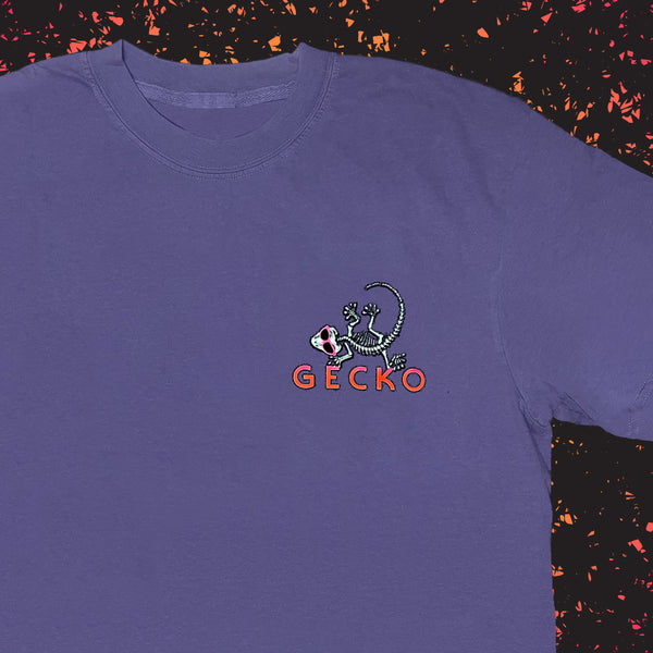 Gecko's Last Resort - 2026 Halloween Dusty Purple Pigment Tee