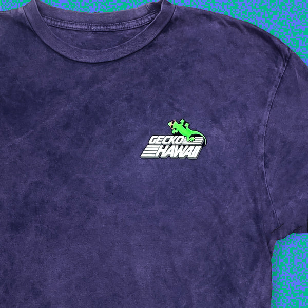 Secret Code - Purple Acid Wash Tee