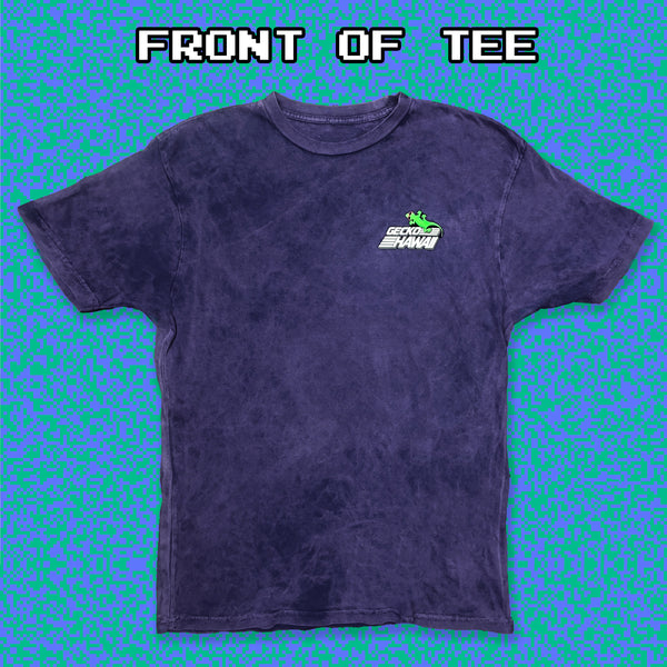 Secret Code - Purple Acid Wash Tee