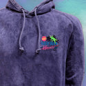 '86 Souvenir Palm - Purple Acid Wash Hoodie