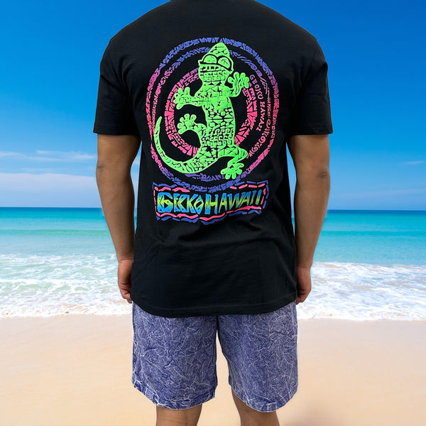 1980's Limited Surfer Style Purple Acid Wash Cotton Shorts