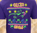 1989 Gecko Stitchwave - Purple Beach Tee