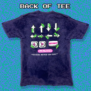 Secret Code - Purple Acid Wash Tee