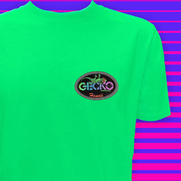 Gecko Racing - Neon Slimer Green Tee