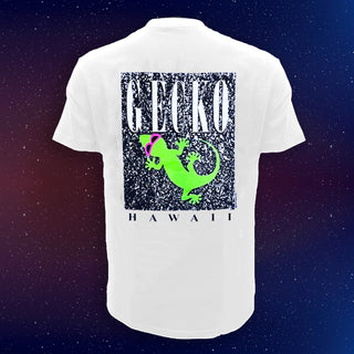 Gecko Marble - White Cotton Radstrike Tee